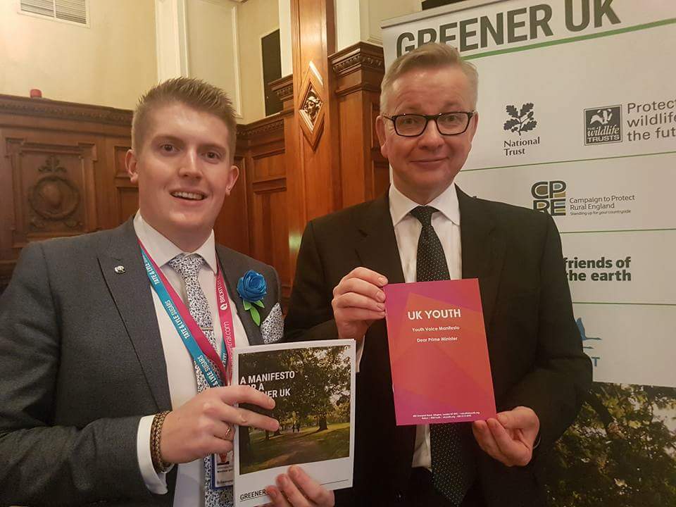 Joe Porter with Michael Gove