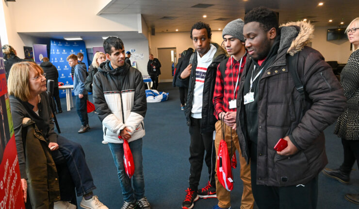 Young people at the Building Connections event.