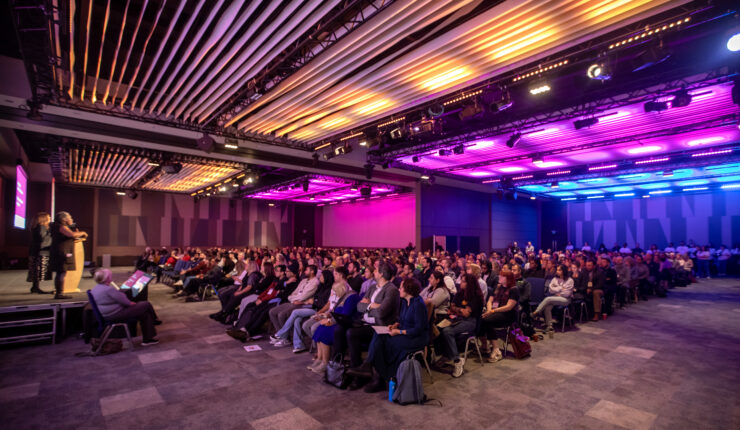 Delegates at the inaugural Joined Up Summit listen to Dame Rachel de Souza, children's commissioner for England. Picture: George Torode