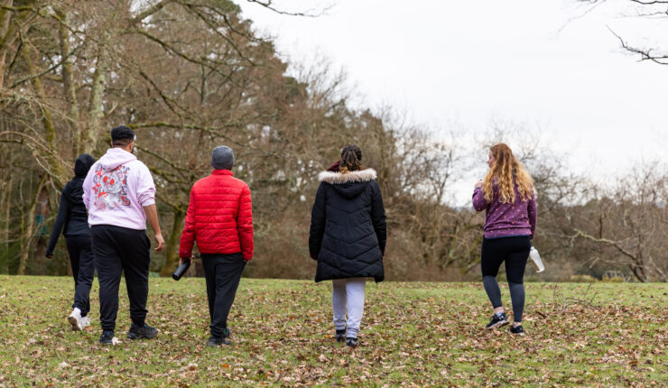 Young people at UK Youth's Avon Tyrrell Outdoor Centre.