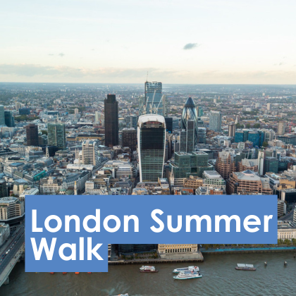 London summer walk